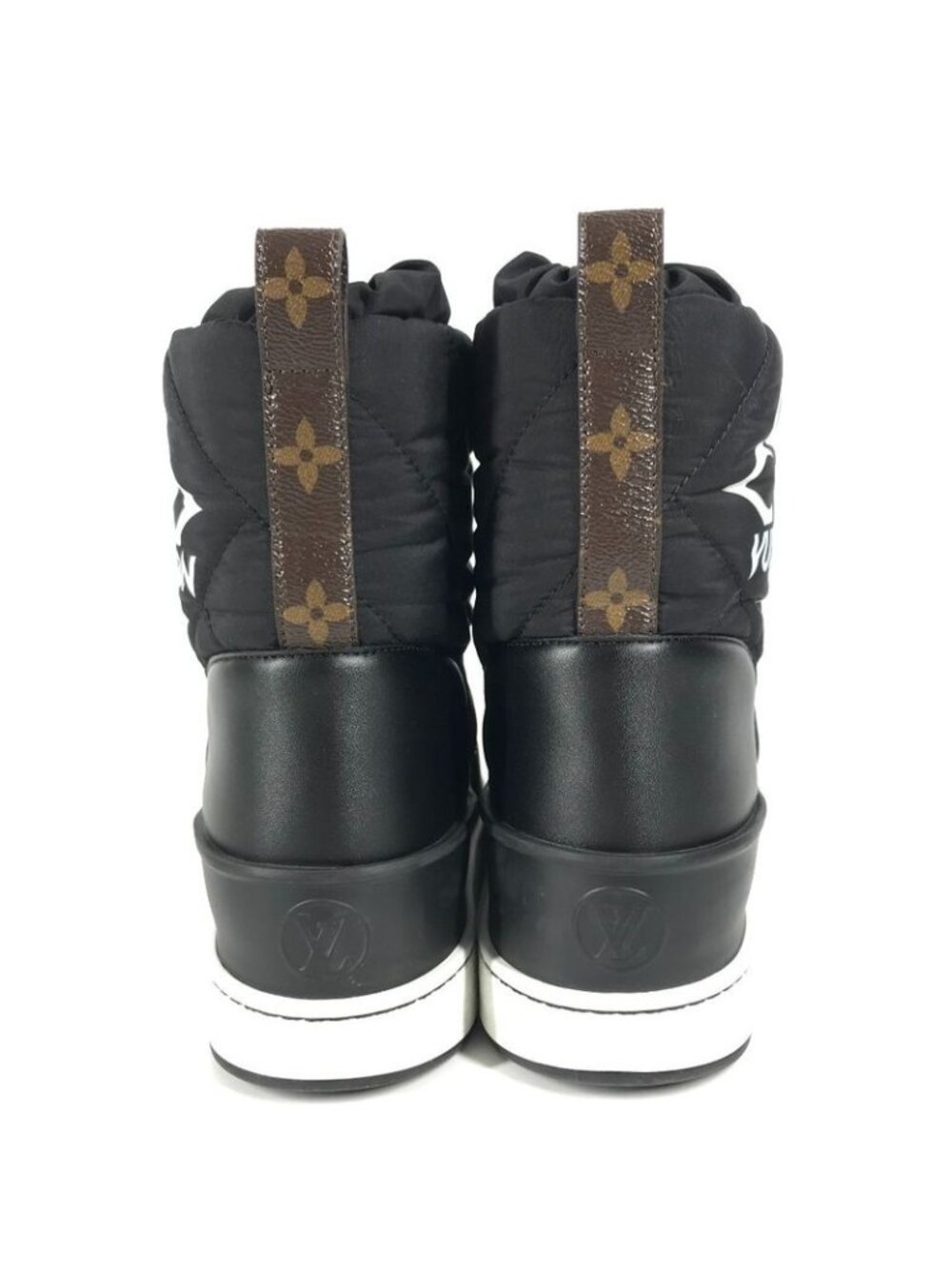 Louis Vuitton Boots Logo Snow Short 36 Black - Picture 3 of 9